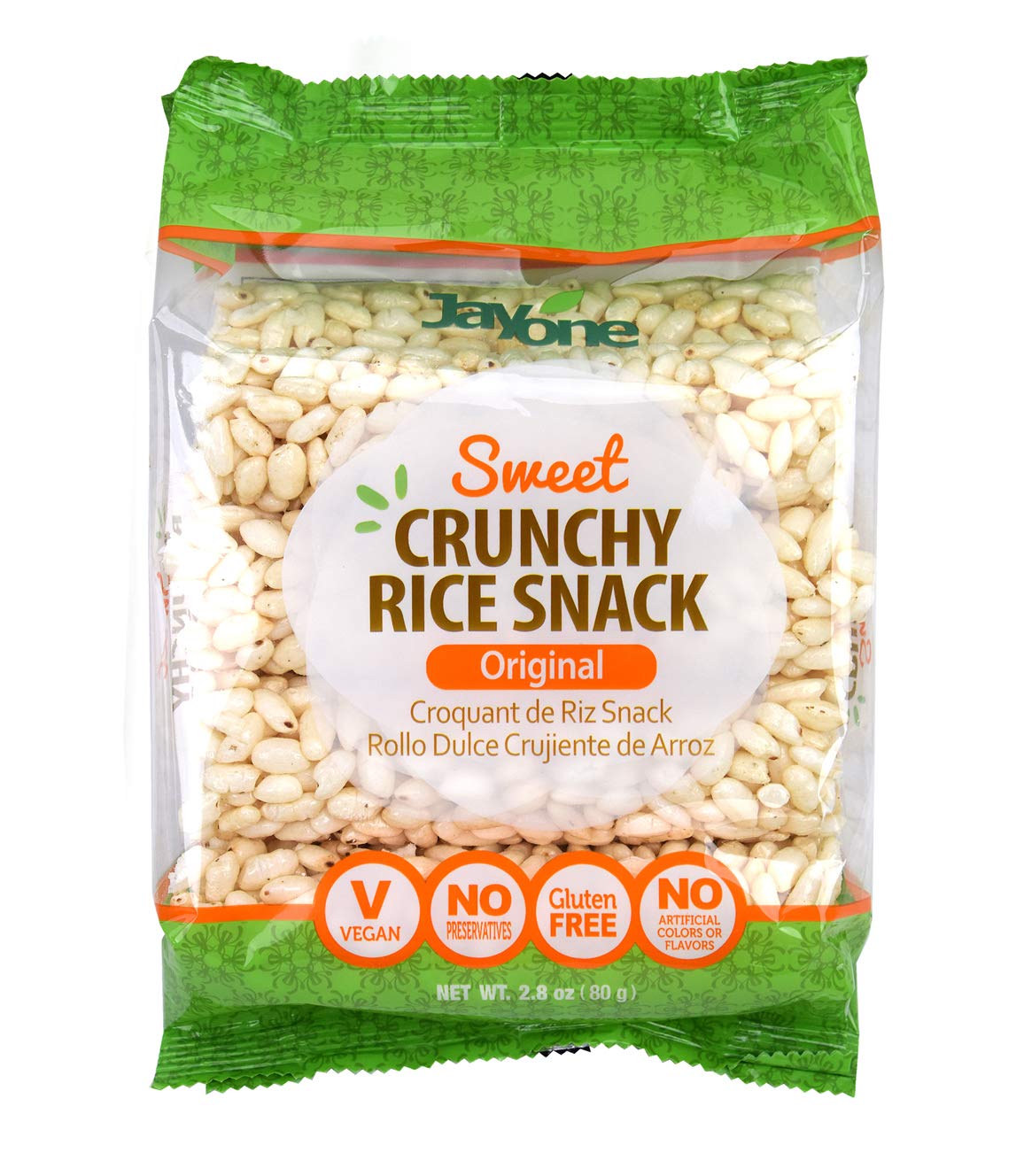 Jayone Crunchy Rice Snack, 2.8 Ounce (Pack of 6)