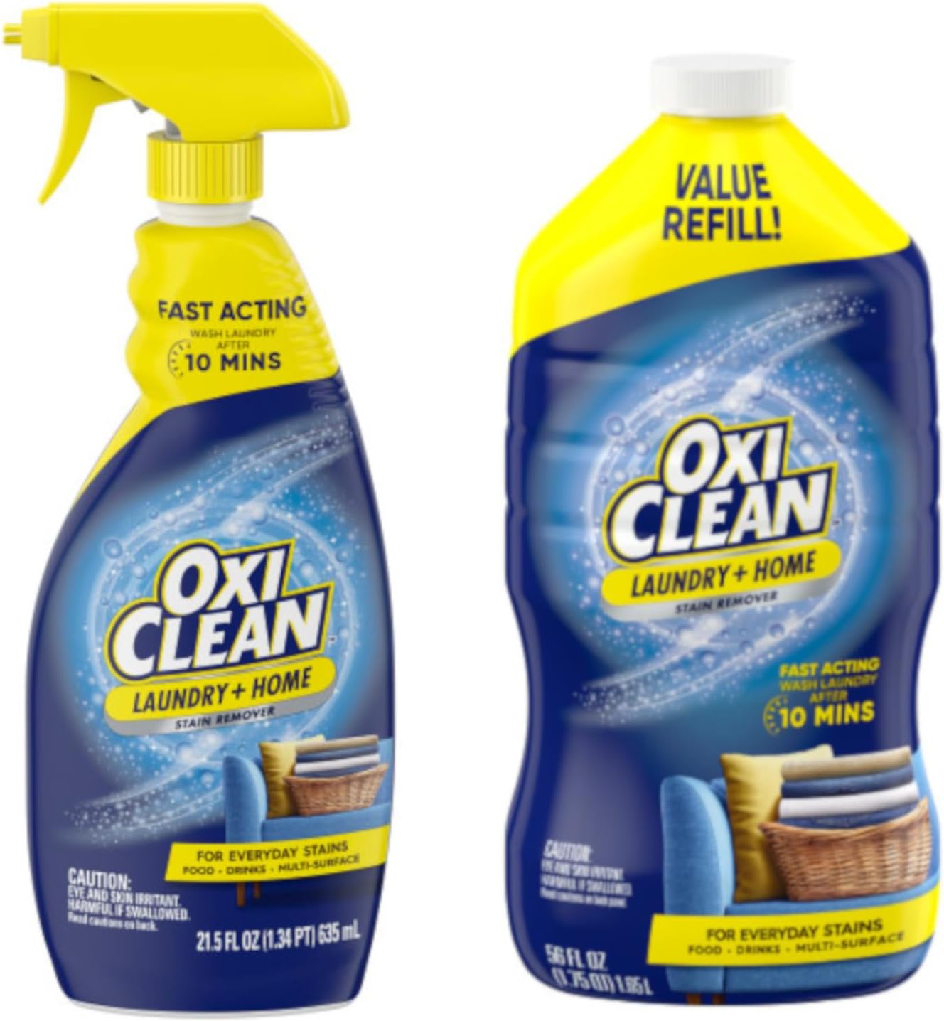 Household OxiClean Laundry Stain Remover Bundle Pack
