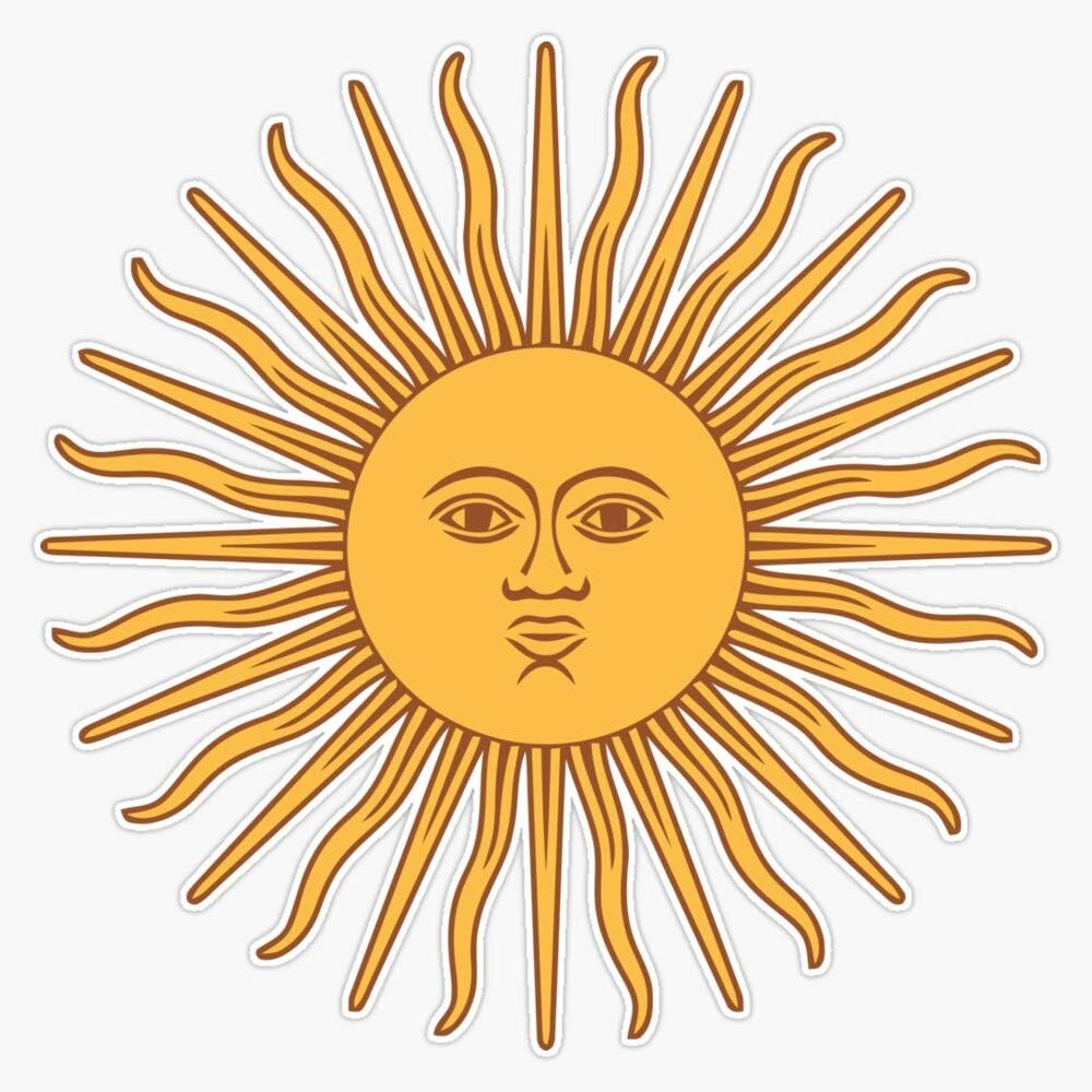 Funny Awesome Sun Vinyl Waterproof Sticker Decal Car Laptop Wall Window Bumper Sticker 5"