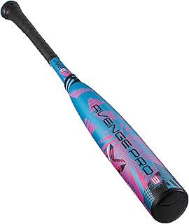 Axe | Avenge Pro 3 | USSSA Baseball Bat | Drop -10/-8/-5 | 3-Piece Composite | 2 3/4" Barrel | Blue/Pink