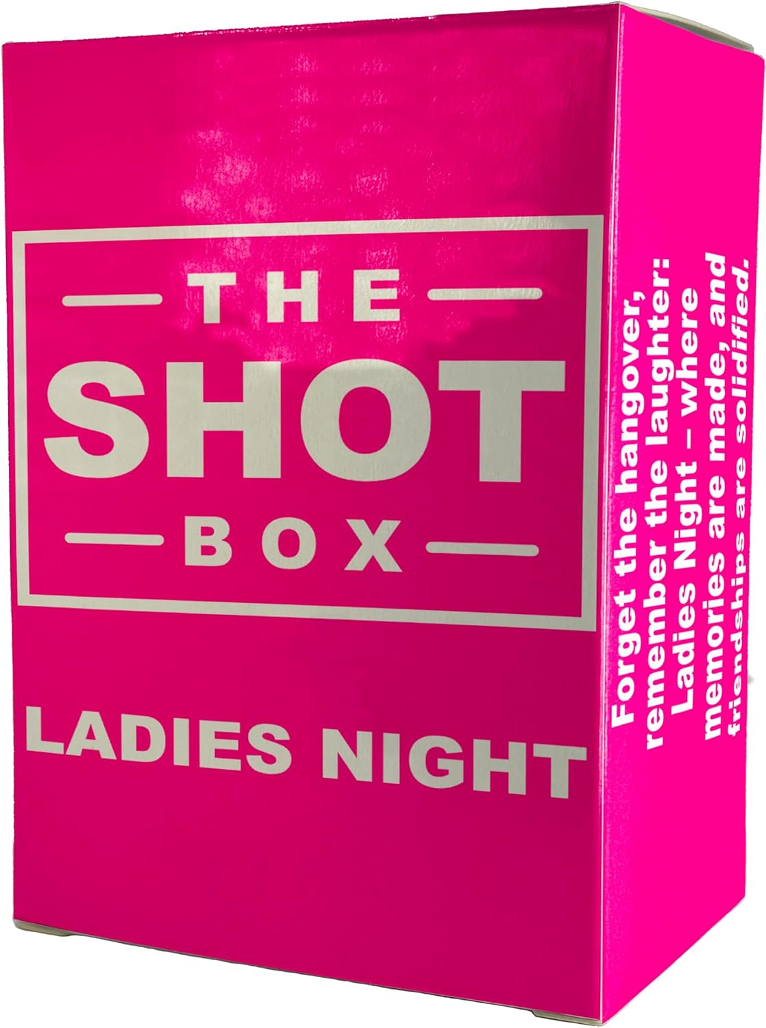 The Shot Box Ladies Night Drinking Game - Fun and Exciting Baddies Game Night Out Party Game for Bachelorette Parties, Wild Adventures, and Naughty Challenges