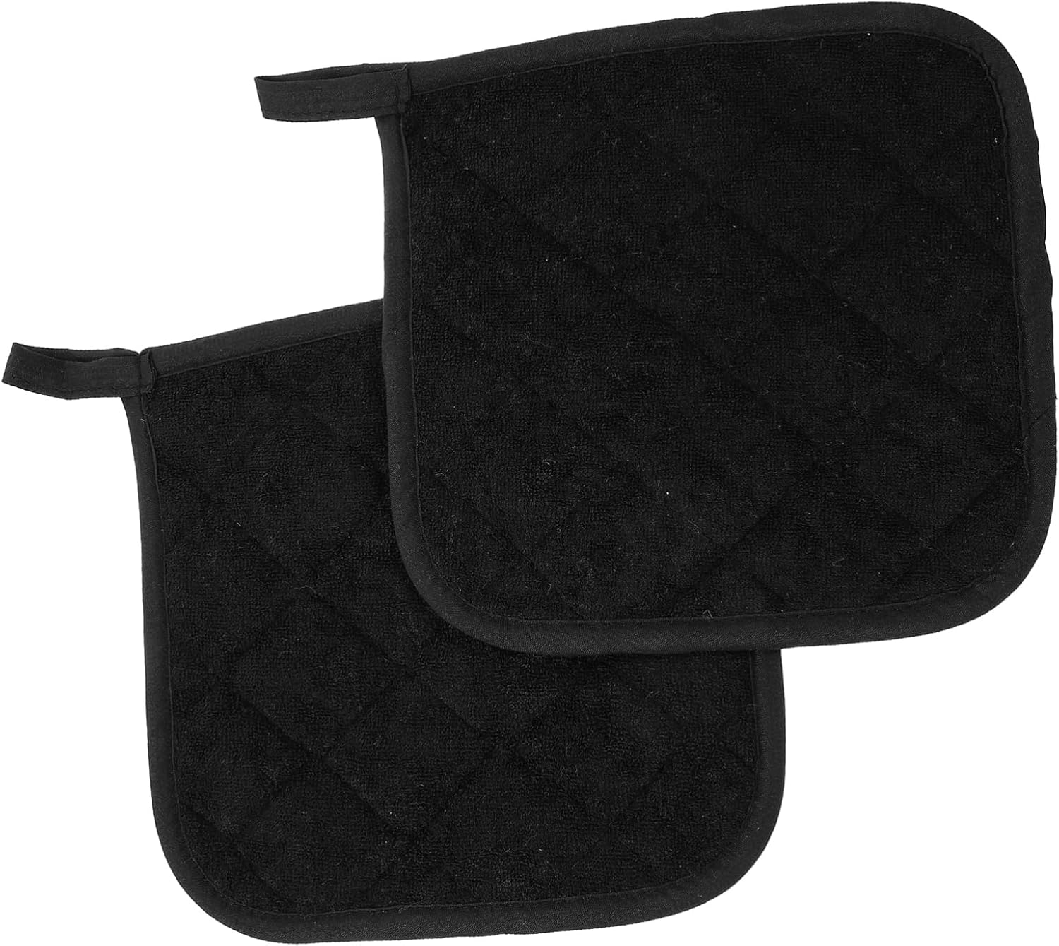 Ipetboom 2Pcs Heat Resistant Cotton Kitchen Mats Multi Functional Pot Holders for Cooking Dining Protects Surfaces From Burns as Hot Pads Coasters Dish Mats