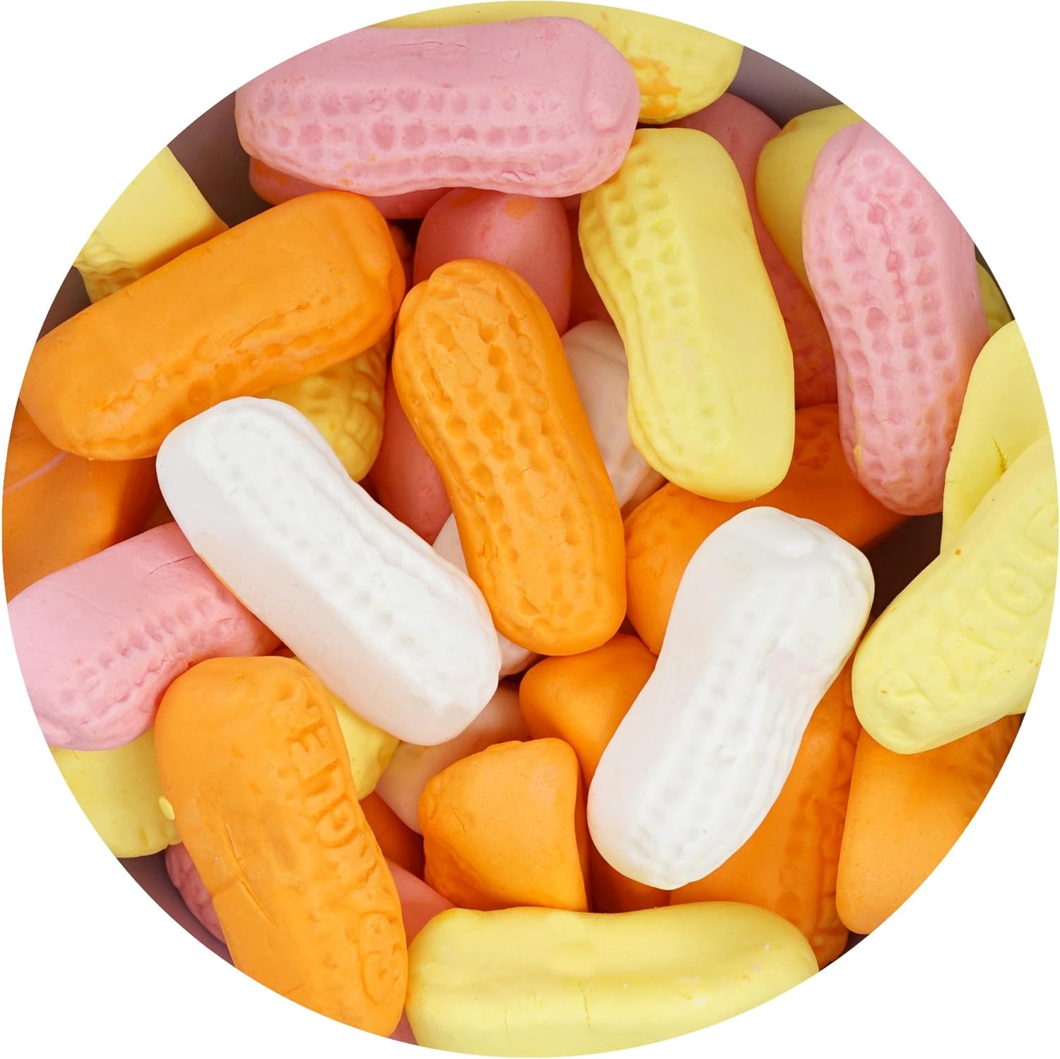 The Hampton Candy Company Circus Peanuts Marshmallow Candy, 2 Pound Bulk Bag, Marshmallow Candy, Nostalgic Candy 2 Pound (Pack of 1)" Rated