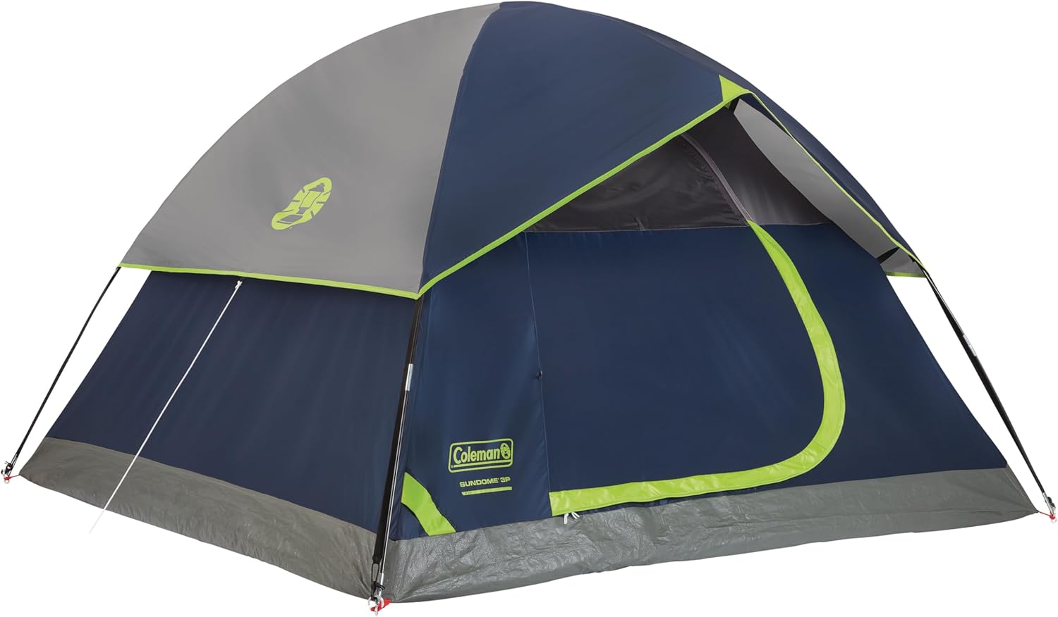 Sundome Camping Tent with Rainfly, 2/3/4/6 Person Tent Sets Up in 10 Mins, Weatherproof Shelter for Camping, Festivals, Backyard, Sleepovers, & More
