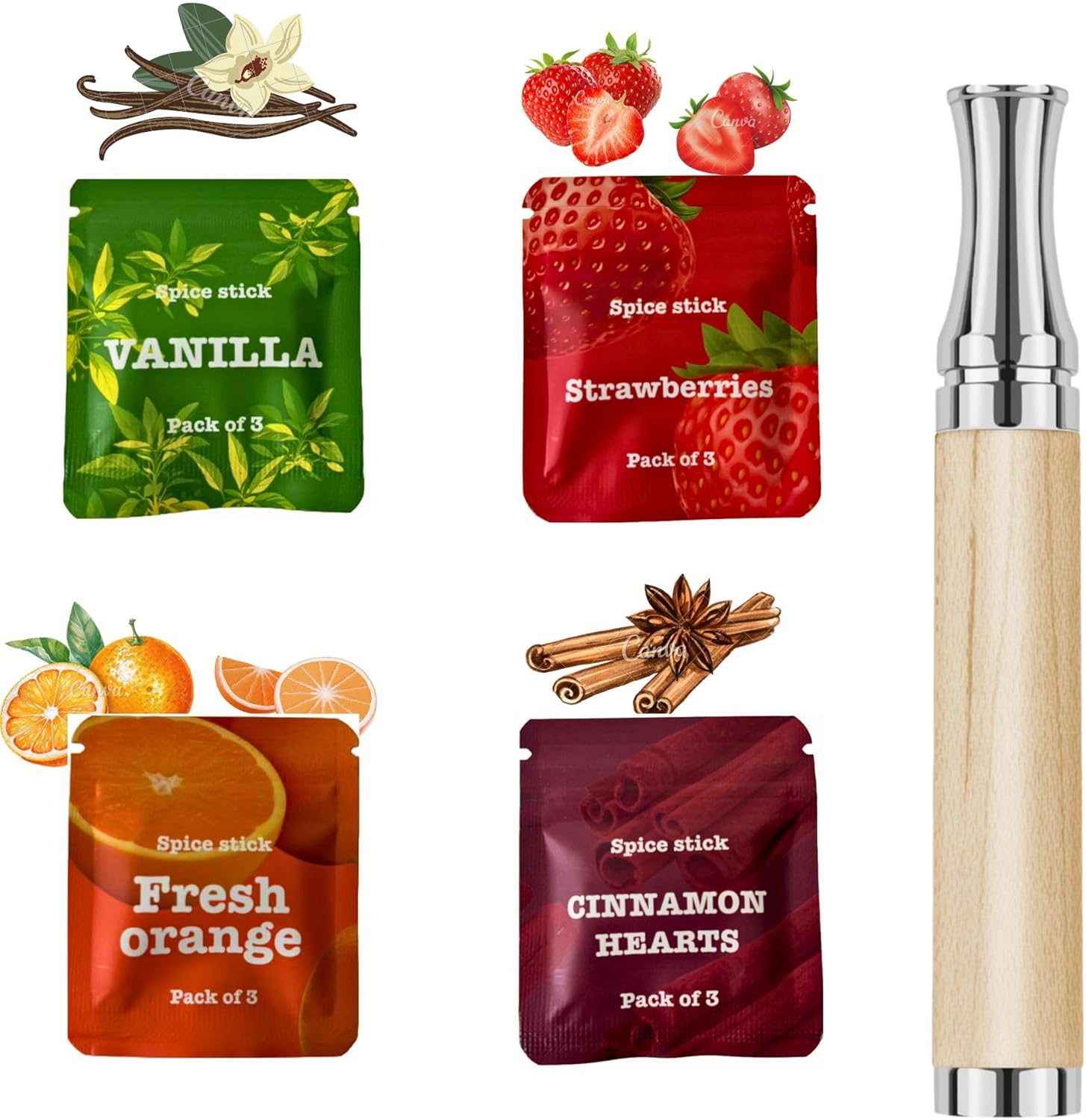 Smokeless Inhaler – Natural Quit Smoking Aid for Habit Replacement & Oral Fixation