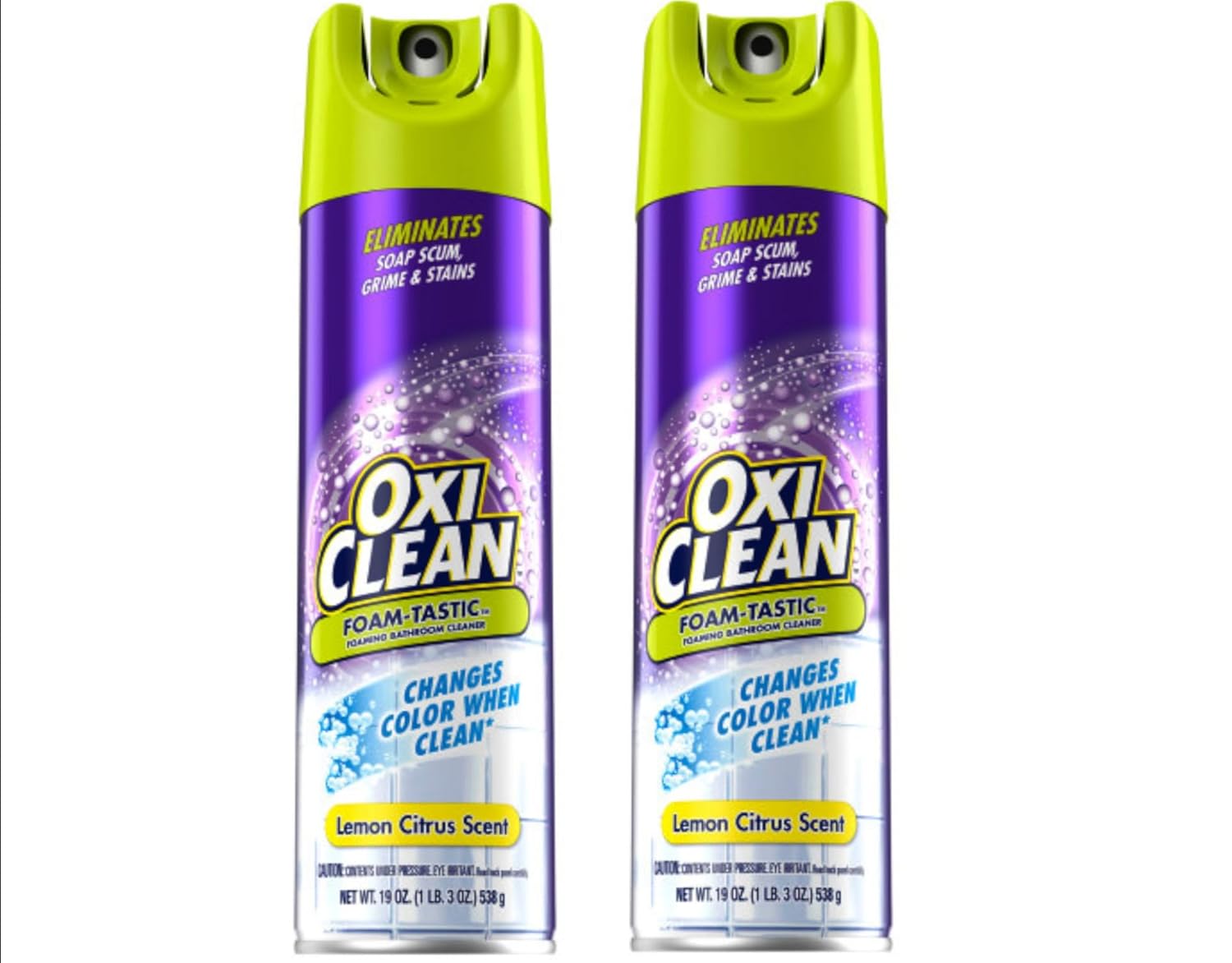 OxiClean Foam-Tastic Bathroom Cleaner 19oz. (2-Pack)