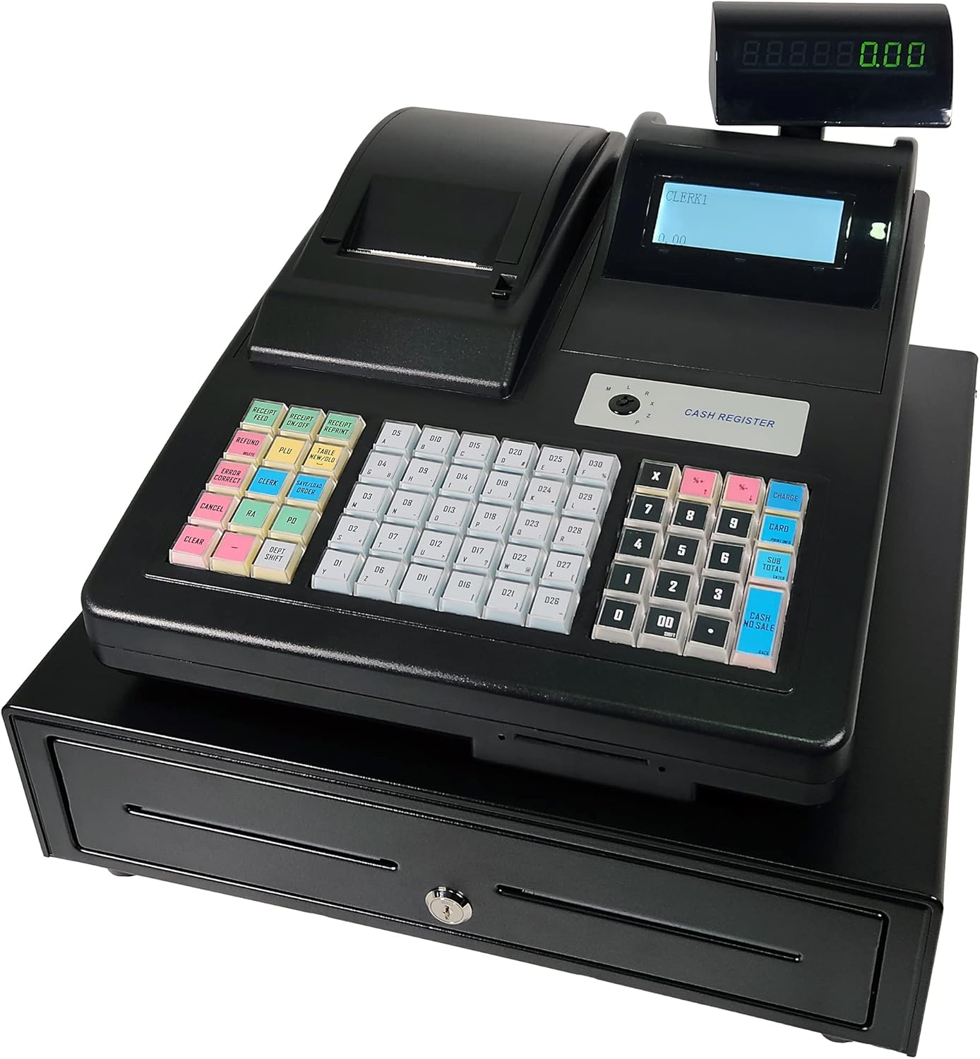CRG500 Cash Register Till. Ideal for Retail or Hospitality. Simple to Setup and Operate. Extensive Features Such as Cashiers, permissions, tabs/Tables, VAT, Receipt Header.