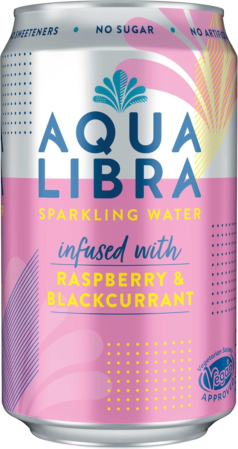 Sparkling Water Infused with Raspberry & Blackcurrant,, 1 x 330 ml