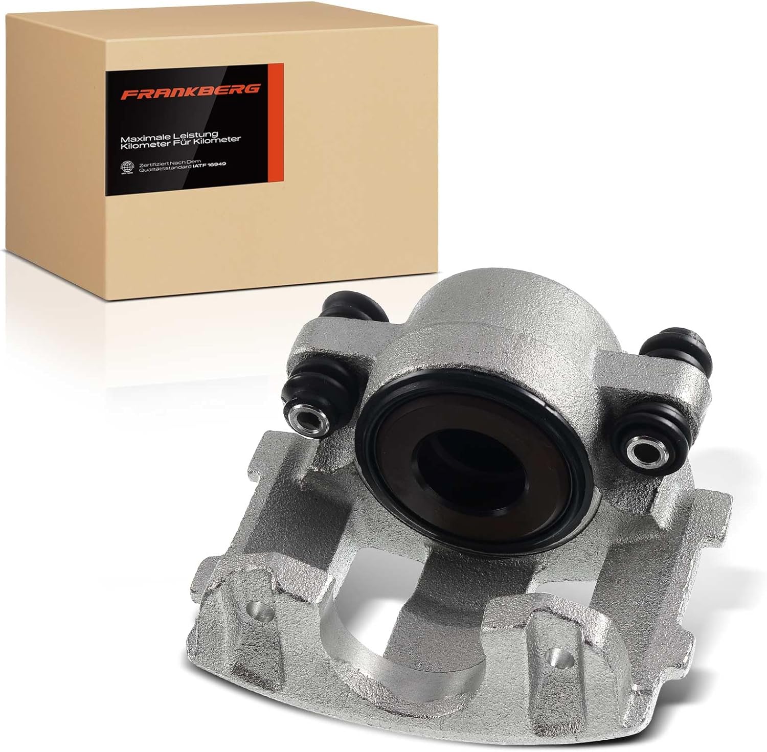 Frankberg Brake Caliper Disc Brake Front Right Compatible with Cherokee XJ 1999-2001 Grand Cherokee I ZG ZJ 1991-1998 Wrangler II TJ 1996-2007 Replace# 5252609