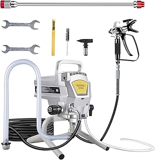 Airless Paint Sprayer,3300PSI High Efficiency Paint Sprayer Gun,Thinning-Free,with Extension Pole Other Accessories,for Home Interior & House Exterior DIY Painting Projects.