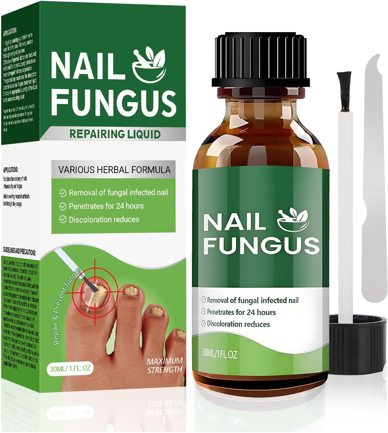 Toenail Fungus Treatment Extra Strength,7Days Nail FungusTreatment for Toenail,7 Pure Natural Plant Extracts,Toe Nail Fungus Treatments for Athletes Foot, Thick, Broken, Discolored & Damaged Nail