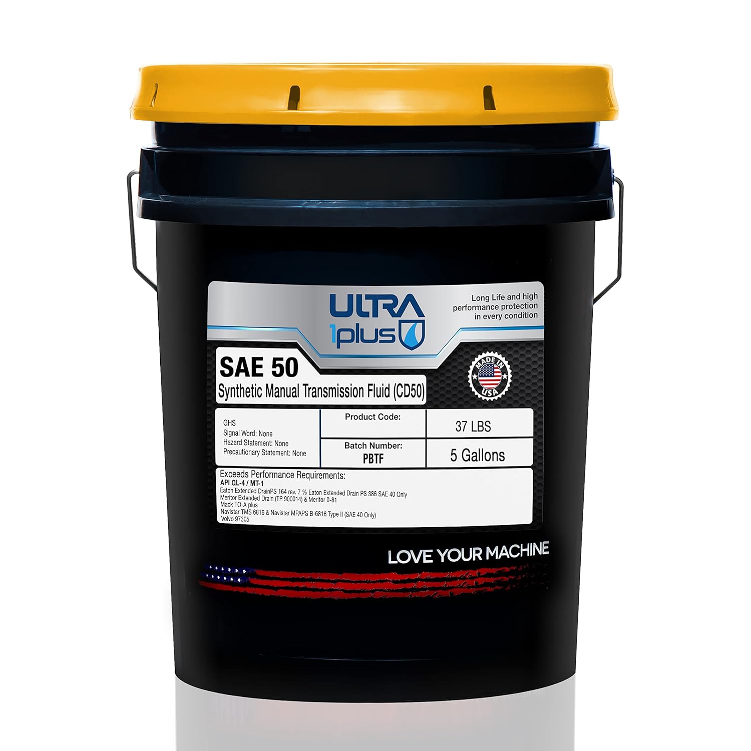 Ultra 1PLUS SAE 50 Full Synthetic Manual Transmission Fluids (CD-50) (5 Gallon Pail)