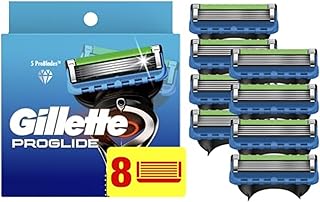Gillette ProGlide Razor Refills for Men, 8 Razor Blade Refills