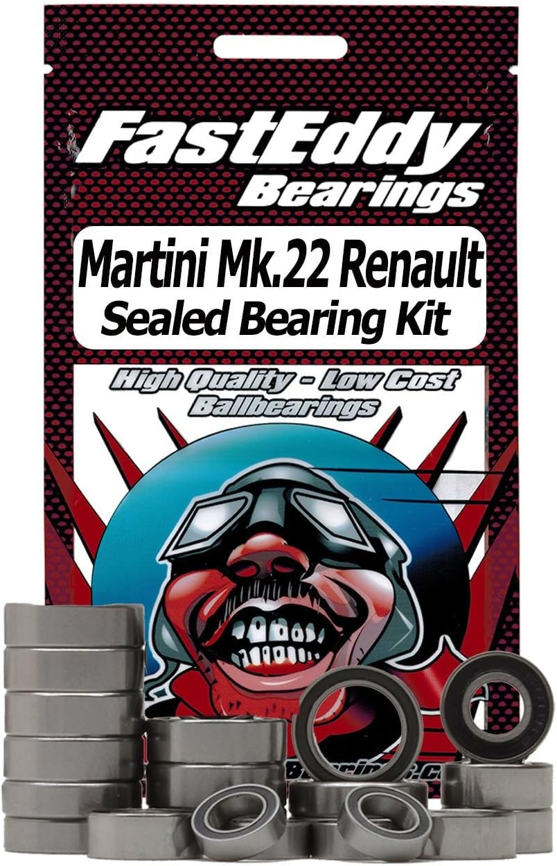 FastEddy Bearings Compatible with Tamiya Martini Mk.22 Renault (58013) Sealed Bearing Kit