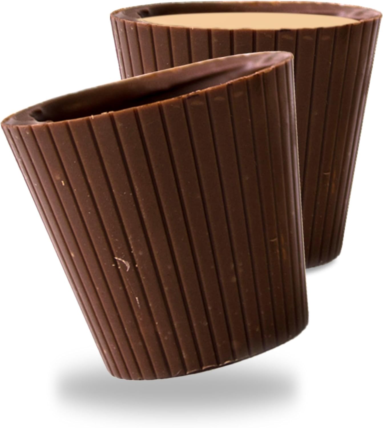 Lang's Chocolates – Milk Chocolate Shot Glasses – Kosher Chocolate – Gluten Free Dessert Cup – Great Candy Shot Glasses for Liquor, Wine, Liqueur, Spirits – Holds 1 Fl Oz – 16 Piece Box