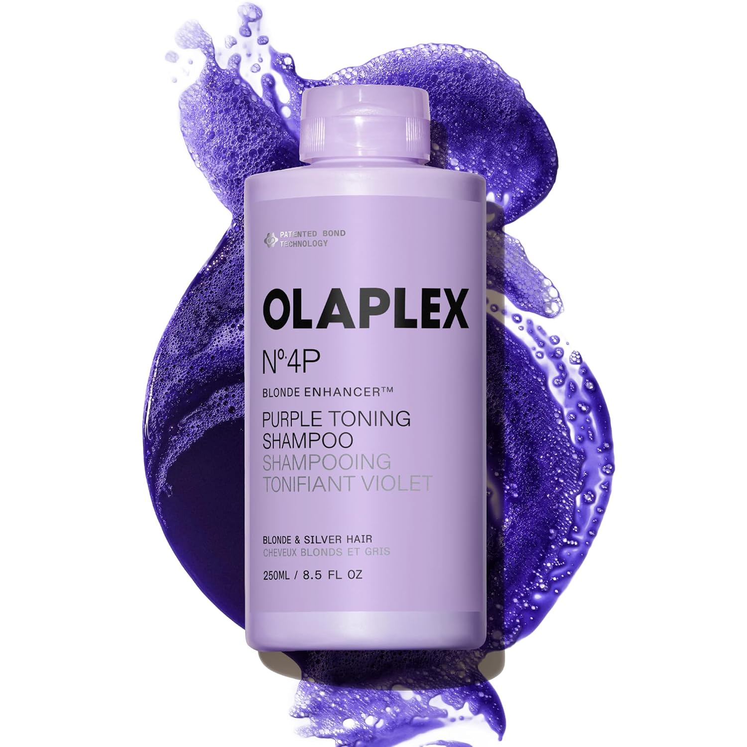 Olaplex N°.4P Blonde Enhancer Purple Shampoo | Toning Hair, 250 mL