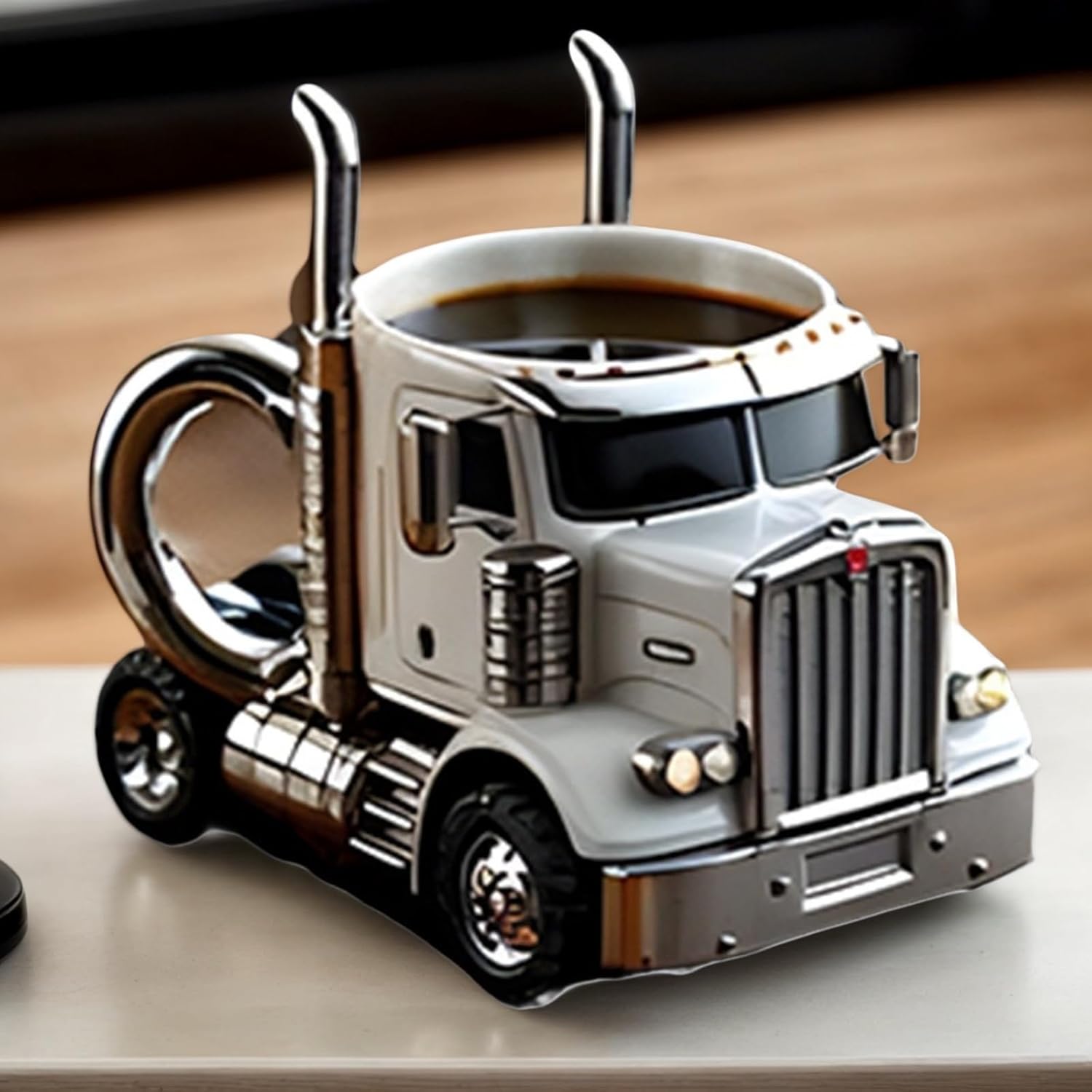 Handcrafted Truck Coffee Mug,truck driver coffee mug,semi truck coffee mug,Perfect For Truckers and Coffee Enthusiasts – Ideal Gift For lorry Lovers