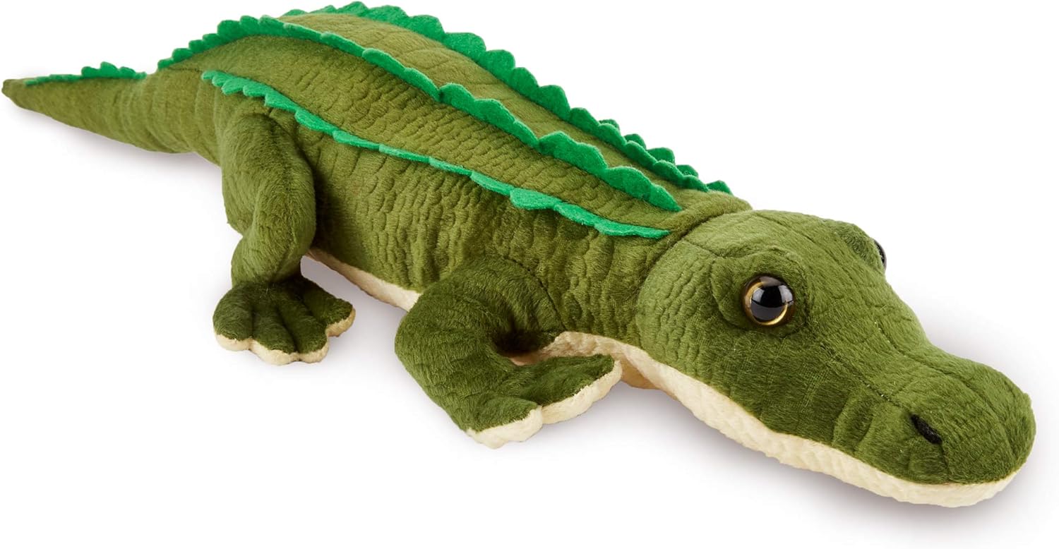 Zappi Co Children's Realistic Lifelike Large Plush Toy - Soft & Cuddly Stuffed Animal for Boys and Kids (53cm Length) (Crocodile)