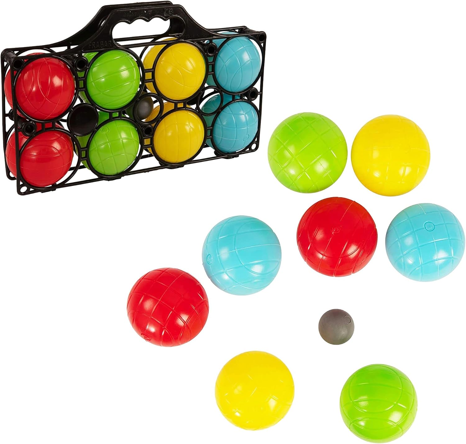 HTI Toys & Games 8 Piece Boules Carry Case | Garden Games for Kids Camping and Holiday Games | Outdoor Family & Friends Entertainment For Adults, Boys and Girls | Perfect For Sports Day Games