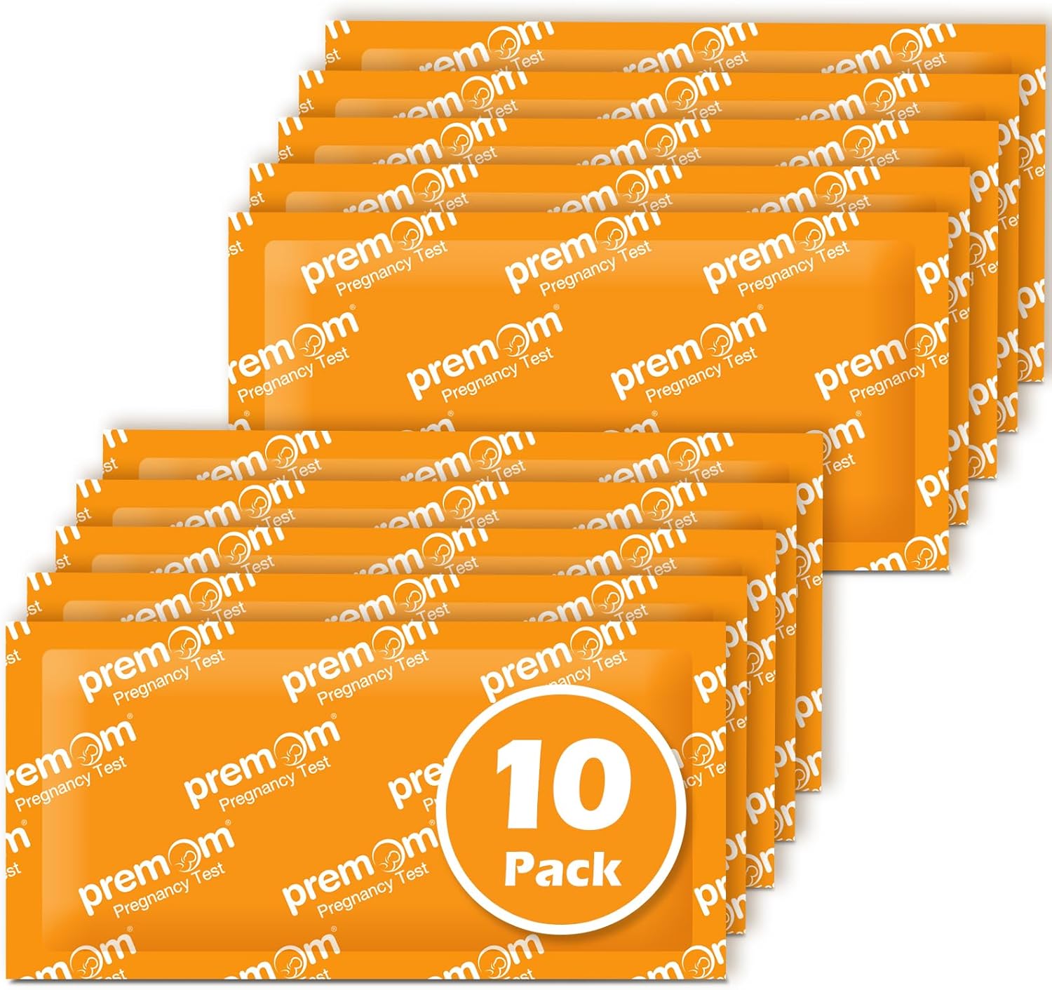 Premom Pregnancy Test Strips - 10 Count hCG Test Kit