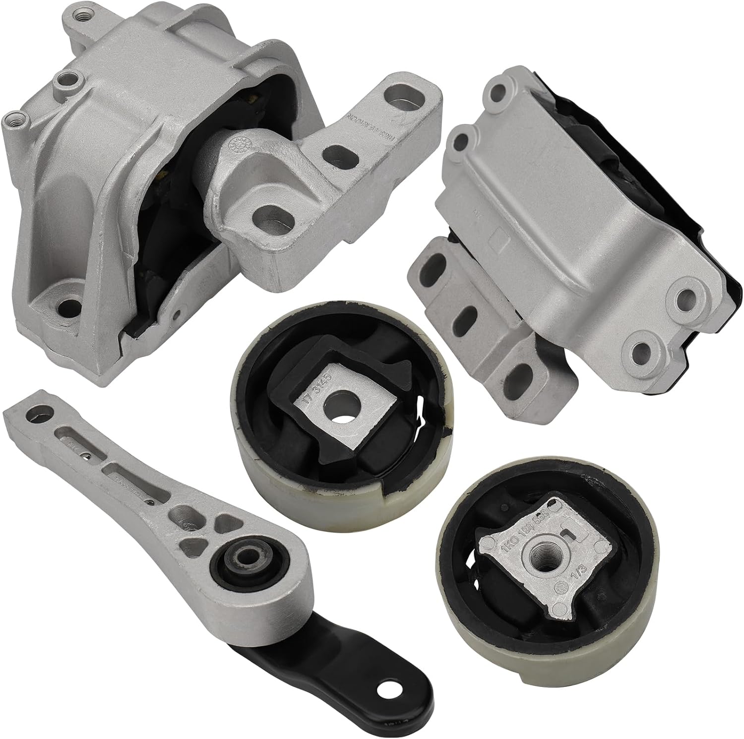 5PCS Engine Motor Mount & Hydraulic Transmission Mount Set for Volkswagen GTI & Audi A3 2.0L 2006 2007 2008 2009 2010 2011 2012 2013