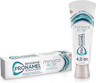 Sensodyne Pronamel Mineral Boost Enamel Toothpaste for Sensitive Teeth, to Replenish Minerals and Strengthen Enamel, Peppermint - 4 Ounces