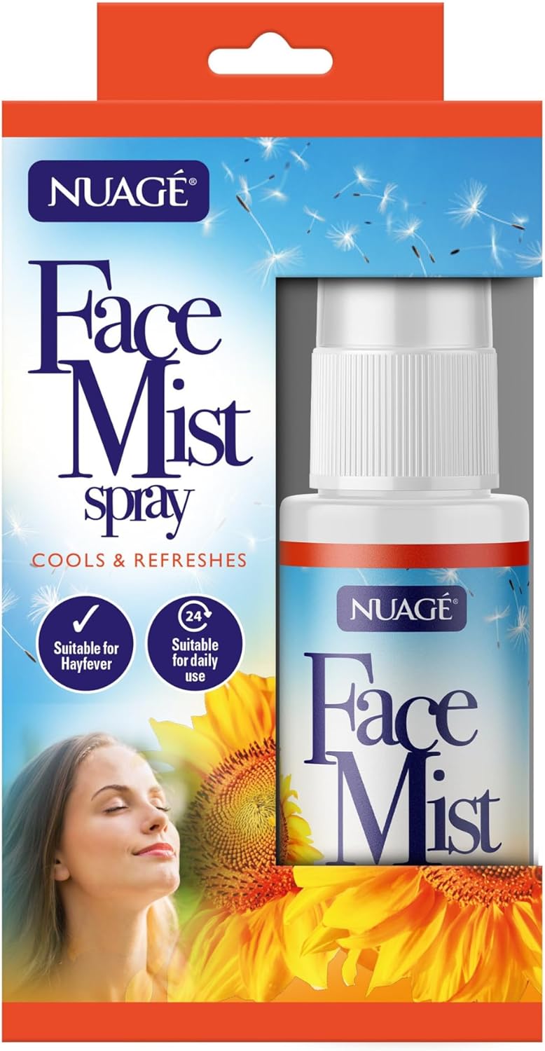 Nuage Hayfever Cooling & Refreshing Face Mist Spray - Revives Dry Eyes & Skin | Suitable for Daily Use (15ml)