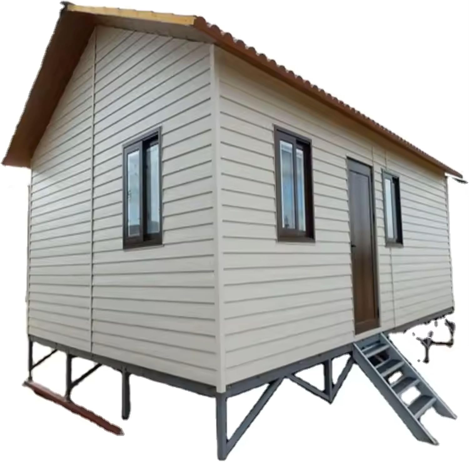 20 Ft Tiny Prefab House to Live in 1 Bathroom, 1 Bedroom & 1 Kitchen- for Small Family