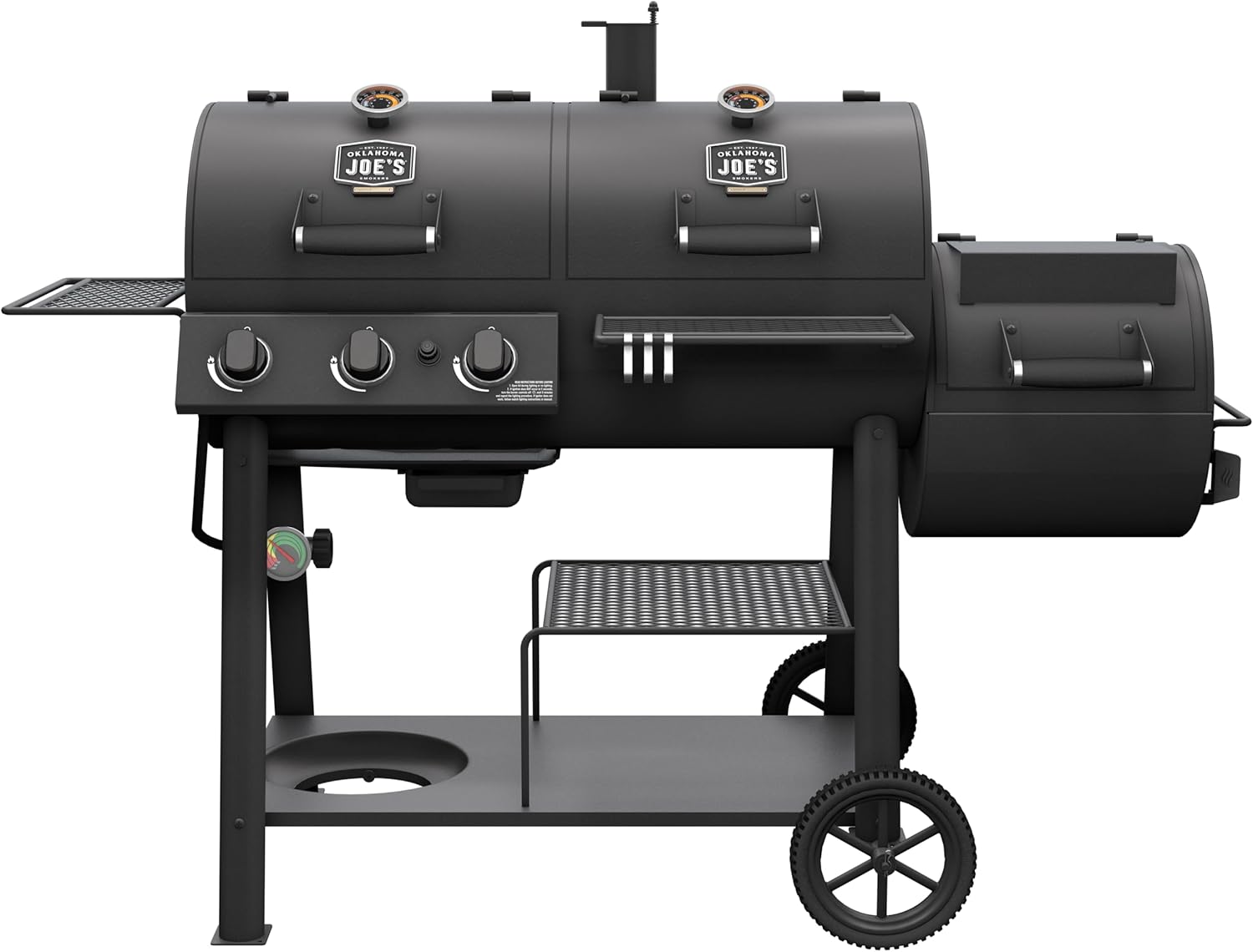 Oklahoma Joe's Canyon Combo DLX Charcoal and Propane Gas Smoker & Grill - 24203005
