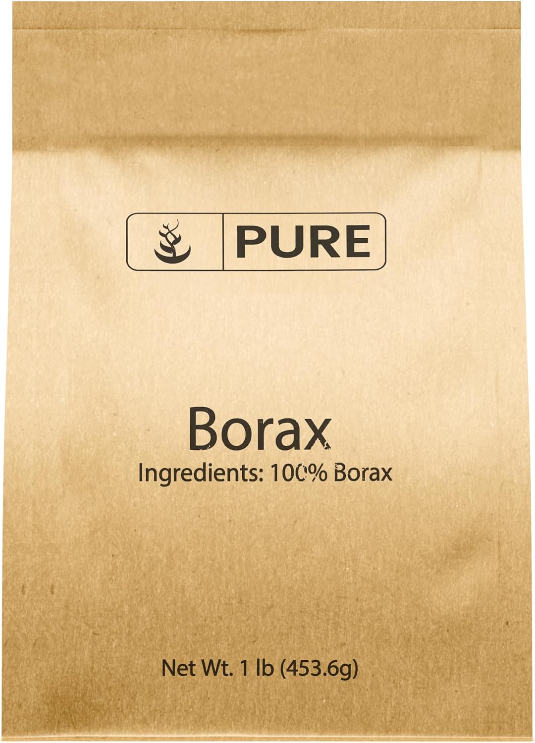 Pure Original Ingredients Borax (1 lb), Multipurpose Cleaning Natural Agent, Ideal Slime Ingredient