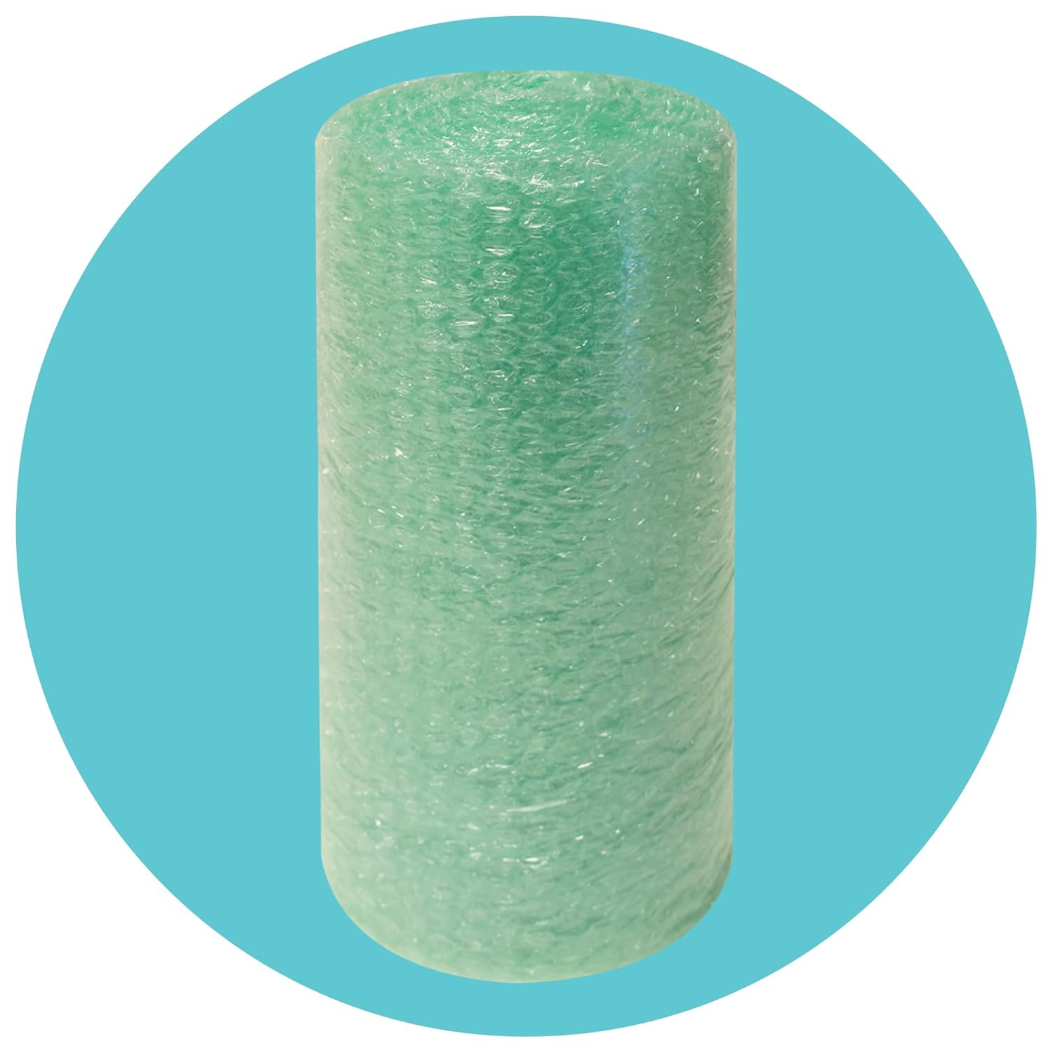 Triplast Biodegradable Green Bubble Wrap Roll, 300mm x 10m, Small Air Bubble Cushioning for Moving, Packaging and Storage