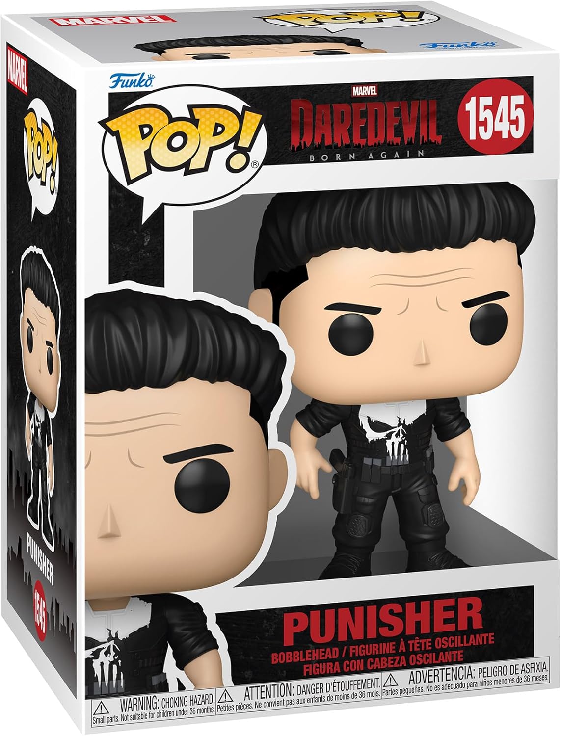Funko Pop! Marvel: Daredevil Born Again - Punisher - Collectable Vinyl Figure - Gift Idea - Official Merchandise - Toys for Kids & Adults - TV Fans - Model Figure for Collectors and Display