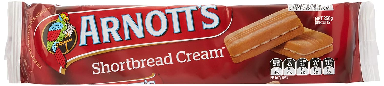 Arnotts Shortbread Cream Biscuits Cookies Australian Made by Arnott's