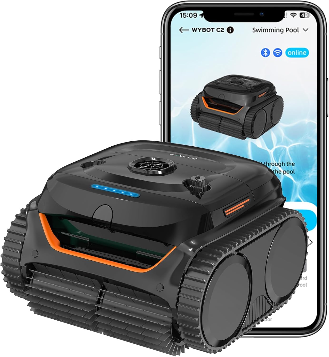 WYBOT Cordless Robotic Pool Cleaner