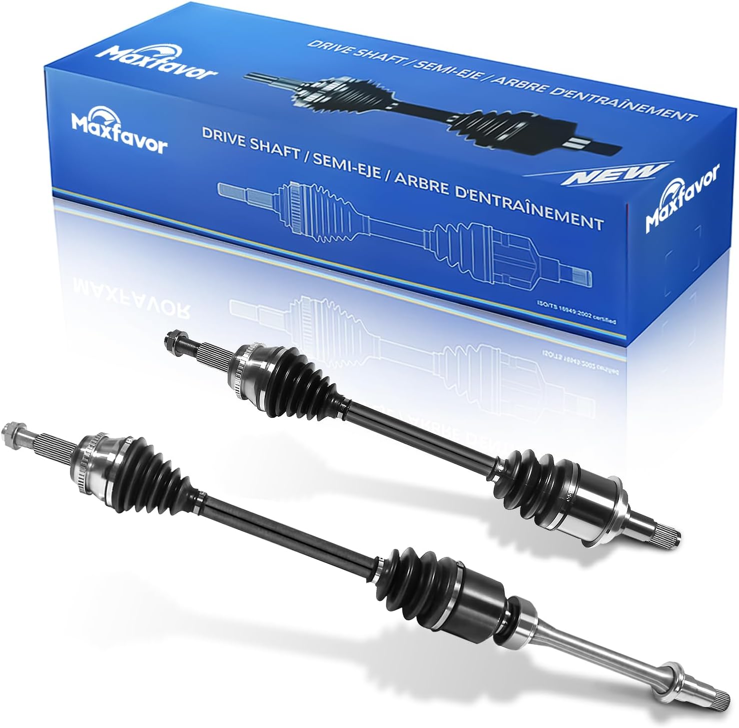 CV Axle Front Replacement for Toyota Sienna CE LE XLE Limited 3.5L 3.3L FWD 2004 2005 2006 2007 2008 2009 2010, Left Right Driver Passenger Side CV Joint Shaft Assembly Pair Set of 2