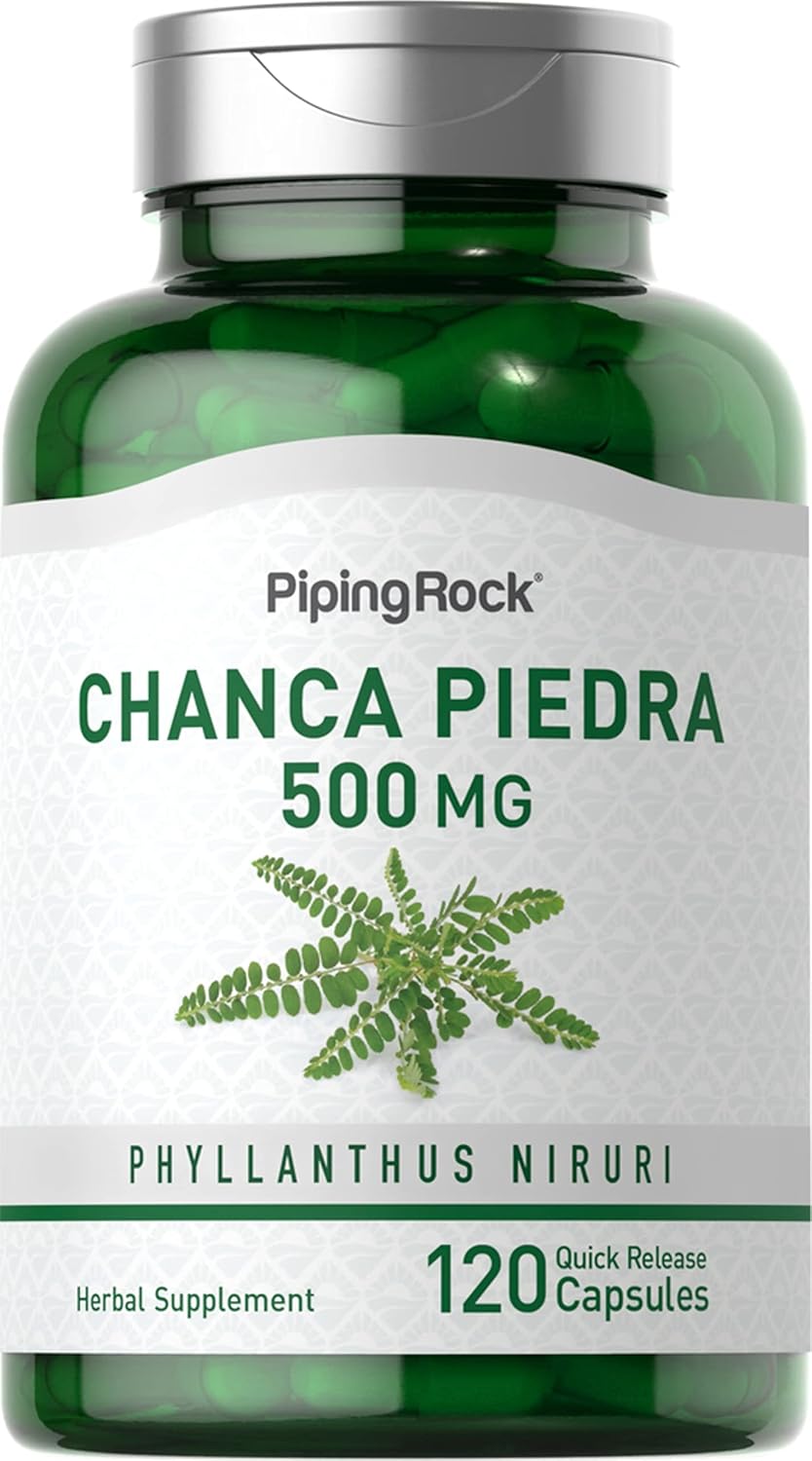 Piping Rock Chanca Piedra Capsules 500mg | 120 Pills | Herbal Supplement | Non-GMO, Gluten Free