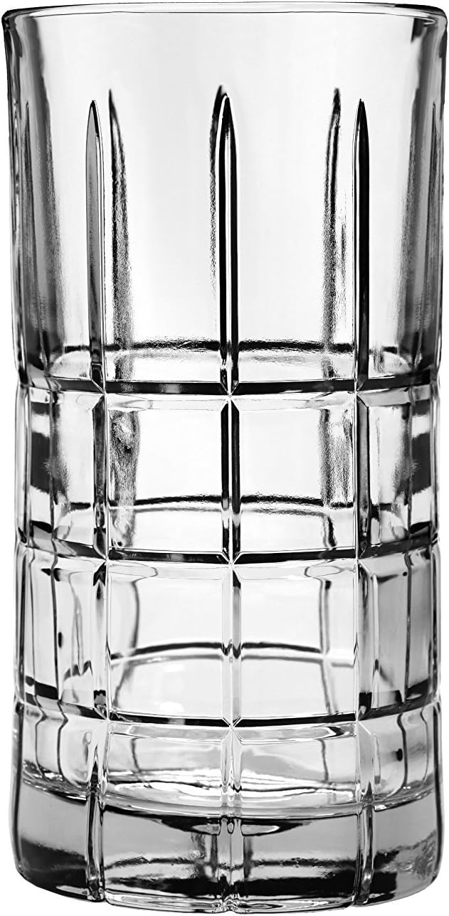 Anchor Hocking Manchester Drinking Glasses Set, 16 oz Tumbler Glasses, Set of 4
