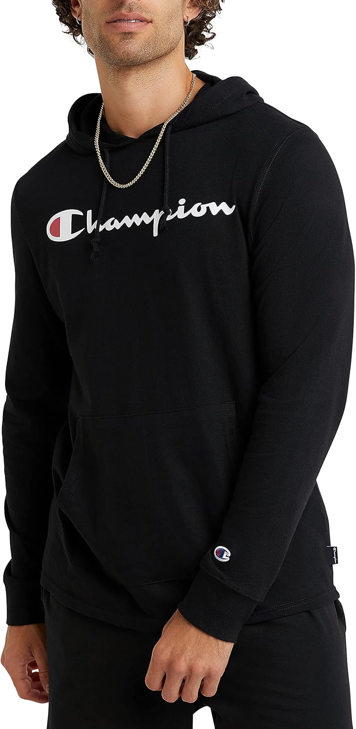 Champion Men's Long Sleeve T-Shirt Hoodie (Retired Colors)