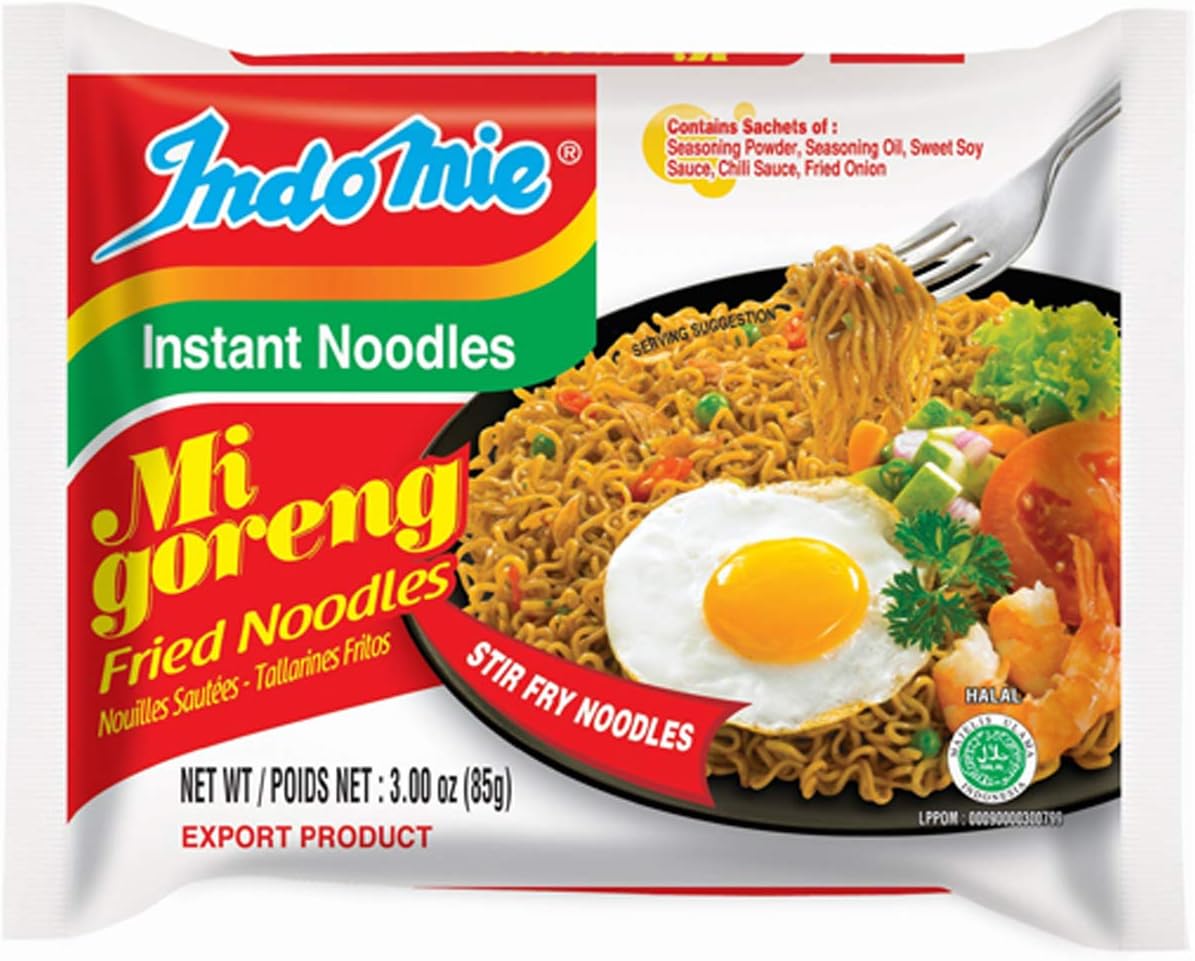 Indomie Mi Goreng Instant Noodle 3 oz - (Pack of 30)