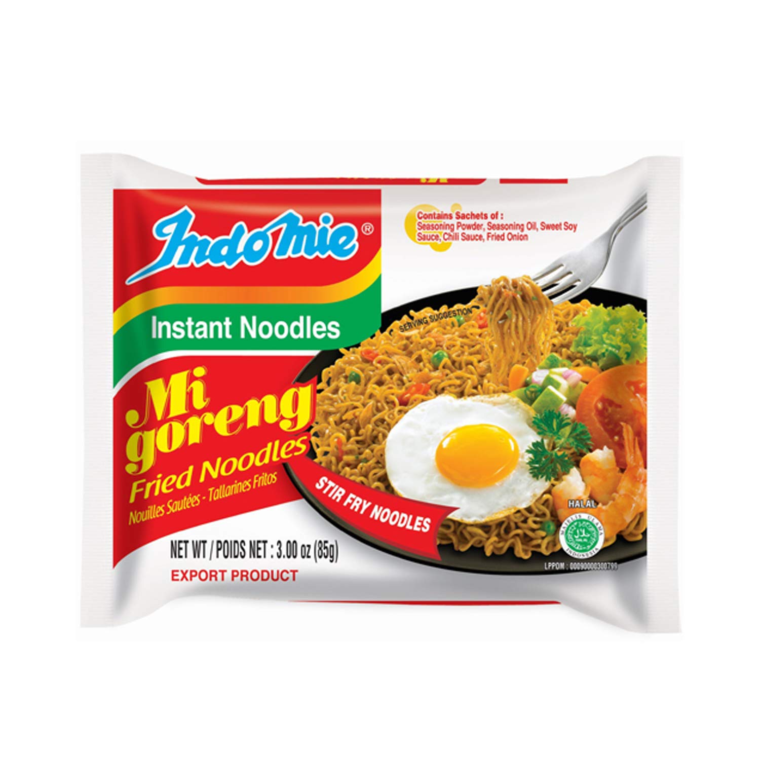 Indo Mie Mi Goreng Instant Noodle, 3 Ounce