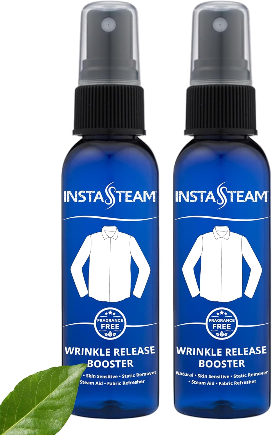 Anti-Static Wrinkle Release Spray - Unscented Travel Size Wrinkle Spray for Clothing - Wrinkle Free Fabric Refresher Spray - Wrinkle Spray For Clothes - Cruise Essentials (Pack of 2)