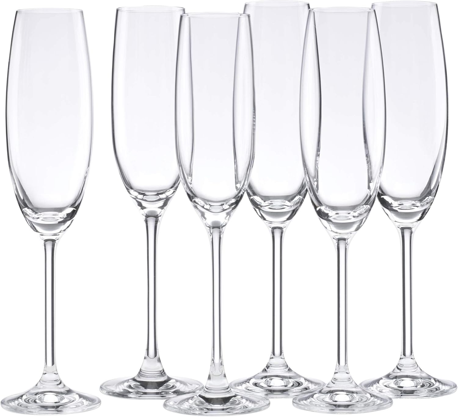 Lenox Tuscany Classics Set, Champagne Flutes, Buy 4, Get 6, 6 Count (Pack of 1), Clear,8 ounces.