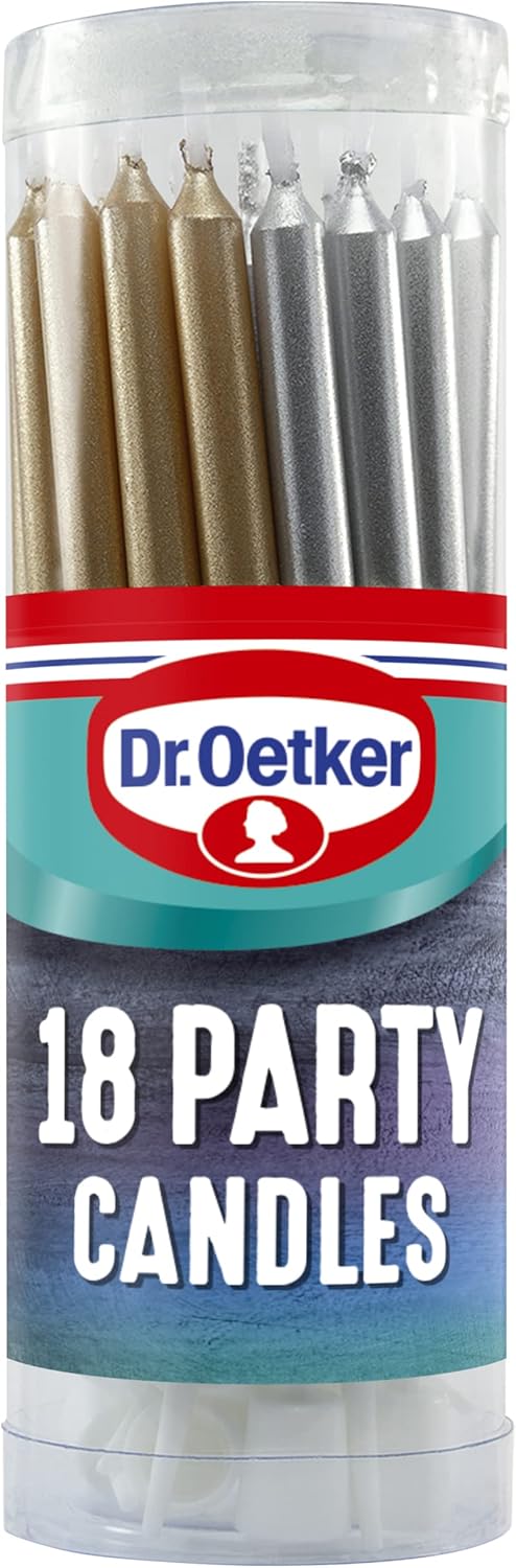 Dr. Oetker Party Candles, 35 g ( color and packaging may vary)