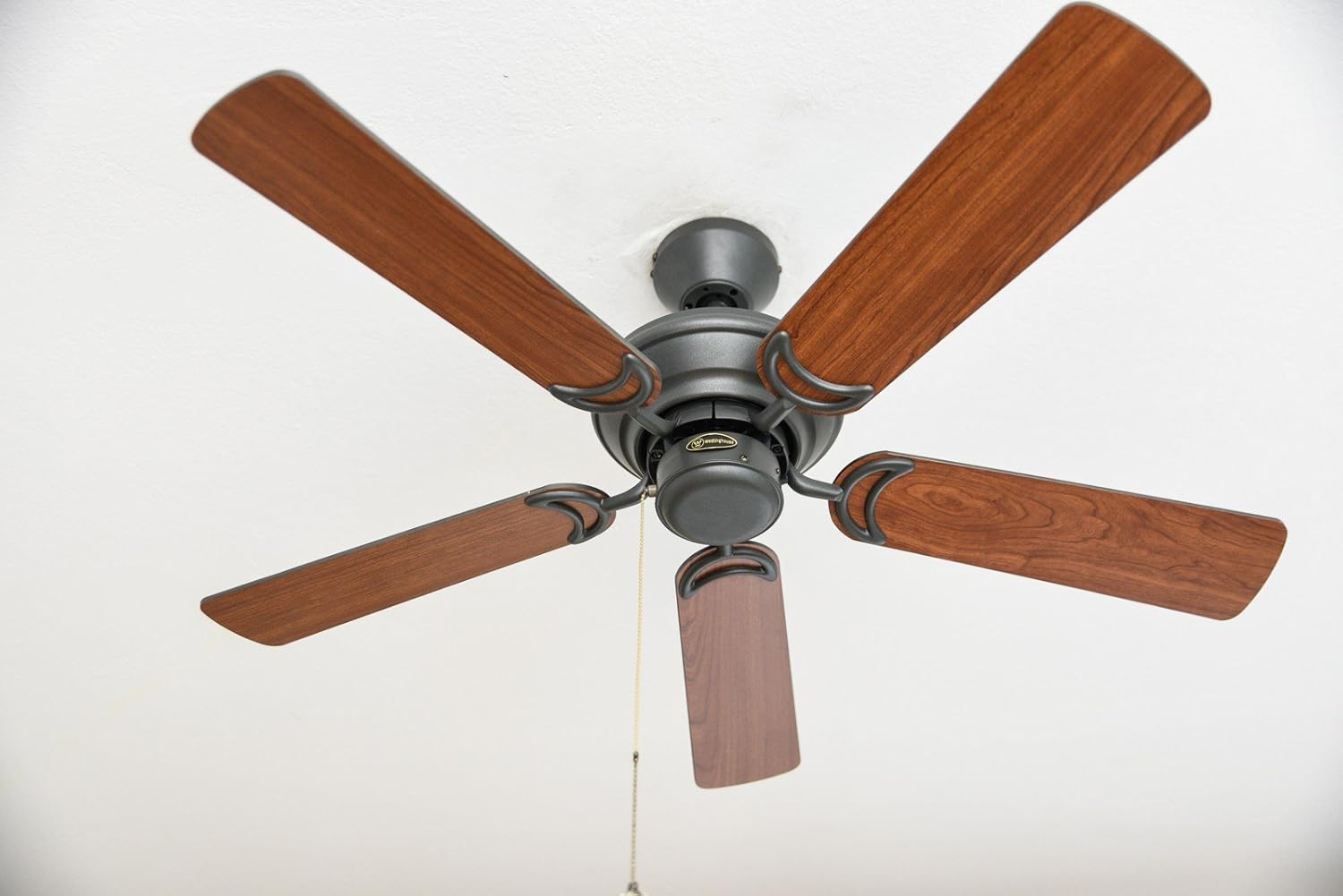 Westinghouse Nevada Ceiling Fan without Light 105 cm for Rooms up to 20 m², Model / Colour: Shiny Iron with Remote Control