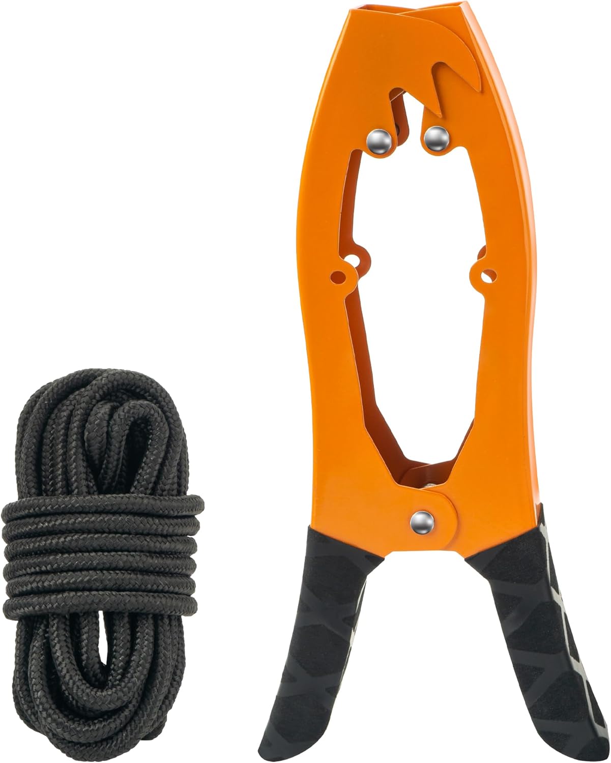 Kayak Anchor Grip, Kayak Brush Gripper with 16.4ft Paracord to Anchor Float, Canoe, Boat for Fishing Boating and Camping, Kayak Accessories, Orange