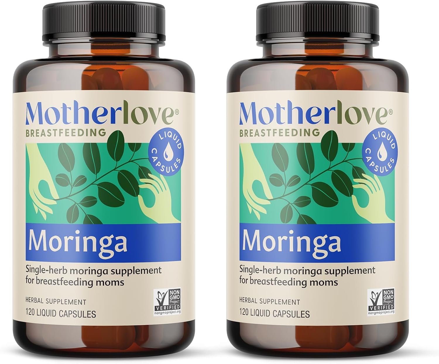 Motherlove Moringa (240 Capsule Value Size) Lactation Supplement to Support Breast Milk Supply—Non-GMO, Organic Herbs, Vegan, Kosher