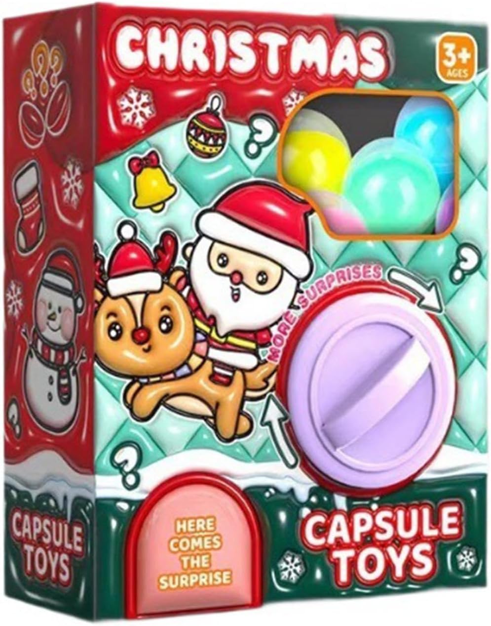 Hellery Egg Turning Machine Toy Classroom Prizes Mini Vending for Porch