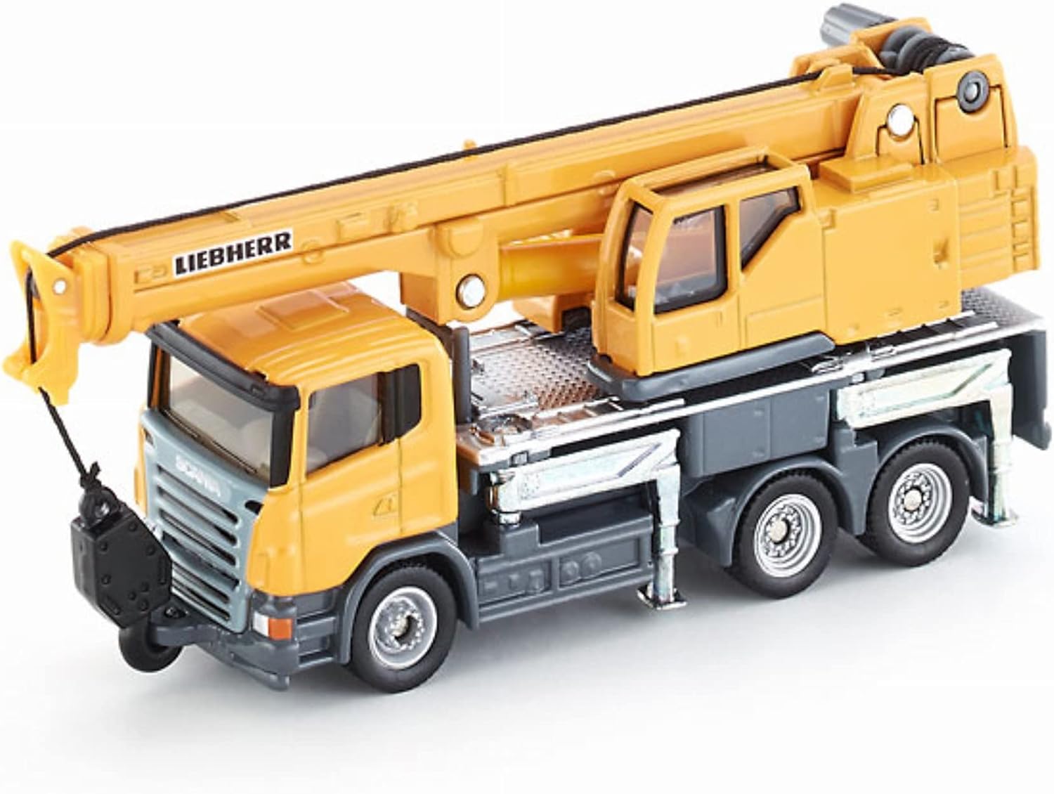 Siku 1859, Telescopic Crane Truck, 1:87, Metal/Plastic, Yellow, Telescopic Extension arm