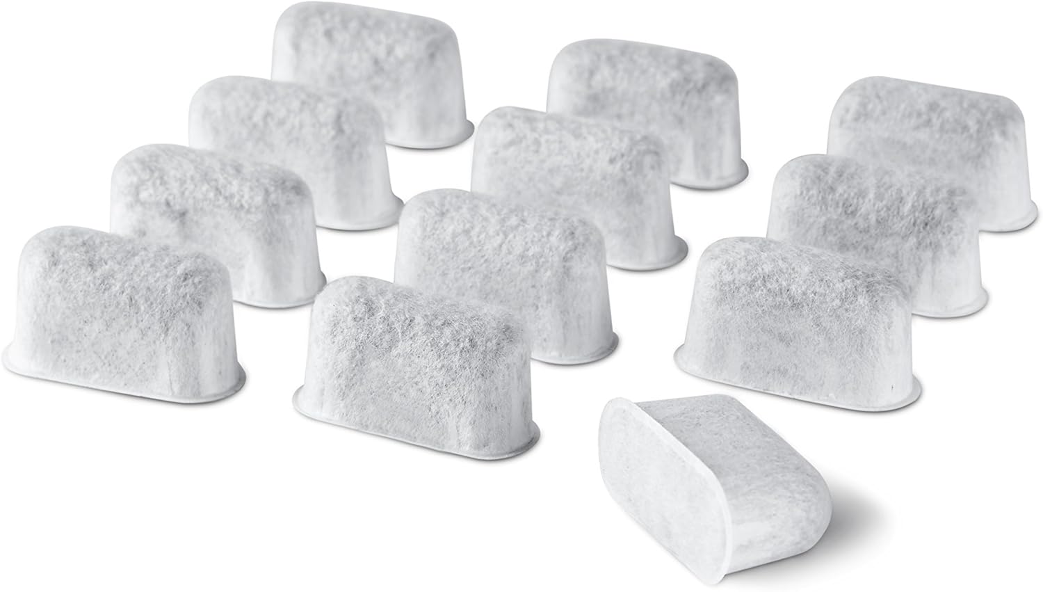 12-Pack Replacement Charcoal Water Filters for Use with Cuisinart coffee machines