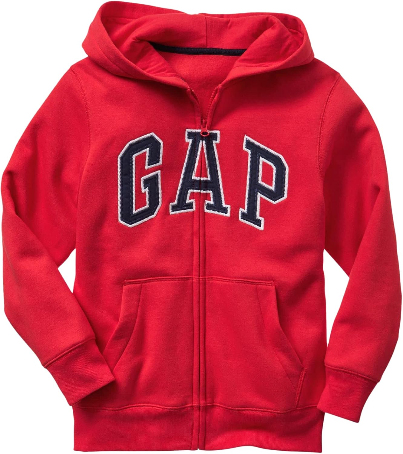 GAP boys Logo Hoodie Hooded Full Zip Sweatshirt